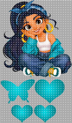 Keychain sticker-Y 2052